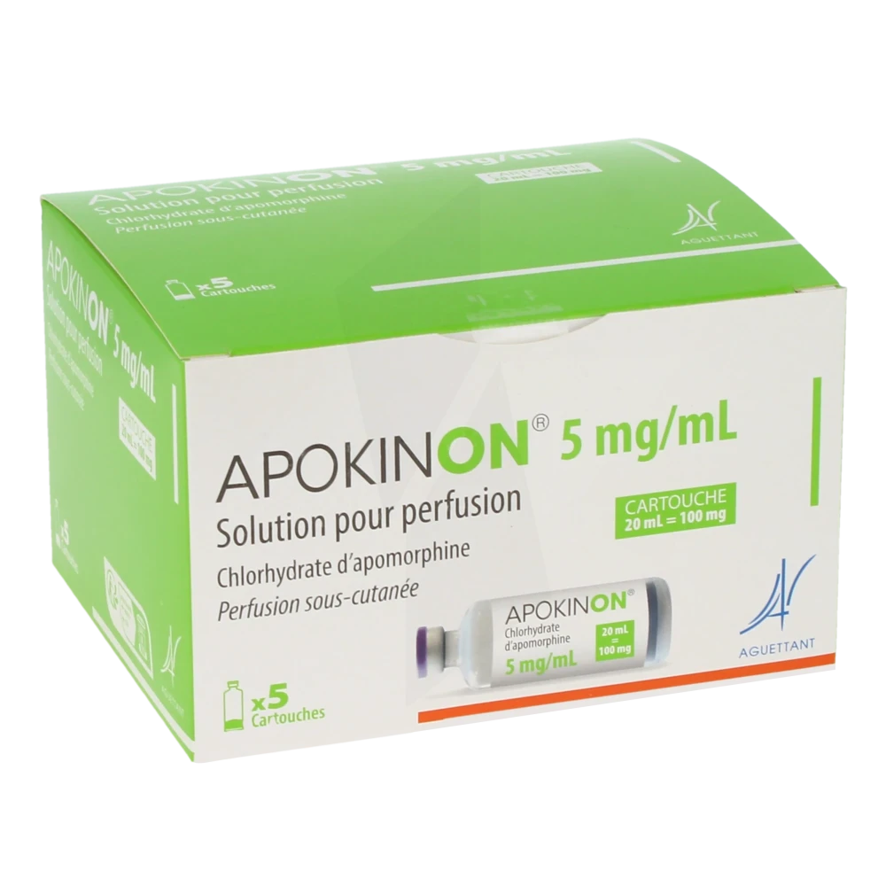 Apokinon 5 Mg/ml, Solution Pour Perfusion