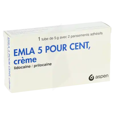 Emla 5 Pour Cent, Crème à Angers