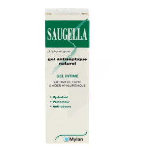 Saugella Antiseptique Gel Hydratant Lubrifiant Usage Intime T/30ml