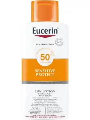 Eucerin Sun Sensitive Protect Spf50+ Lotion Corps Fl/400ml à BARCARÈS (LE)