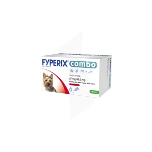 Fyperix Combo 67 Mg/60,3 Mg Solution Pour Spot-on Pour Petits Chiens, Solution Pour Spot-on