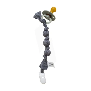 Attache-tétine Organic Storm Grey