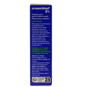 Cromorhinol 2 %, Solution Pour Pulvérisation Nasale