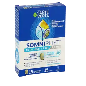 Santé Verte Somniphyt Total Nuit Lp 8h 1,9mg Comprimés B/15 à Seysses