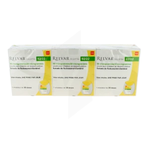 Relvar Ellipta 92 Microgrammes/22 Microgrammes, Poudre Pour Inhalation, En Récipient Unidose