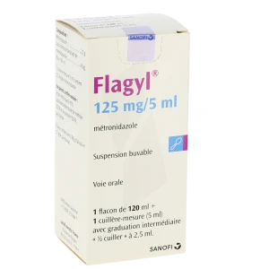 Flagyl 125 Mg/5 Ml, Suspension Buvable
