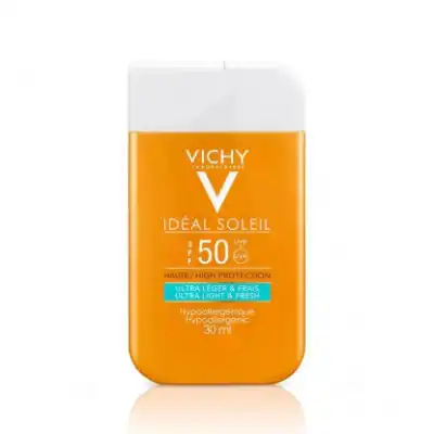 Vichy Idéal Soleil Spf50 Crème Onctueuse Visage Fl/30ml Pocket à BIGANOS