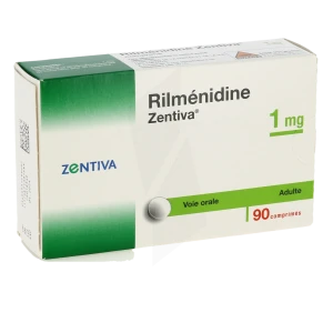 Rilmenidine Zentiva 1 Mg, Comprimé