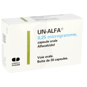 Un Alfa 0,25 Microgramme, Capsule Orale