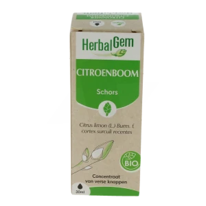 Herbalgem Citronnier Macérat Bio Fl Cpte-gttes/30ml
