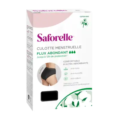 Saforelle Culotte Menstruelle Classic Flux Abondant T34-36 à DAMMARIE-LES-LYS