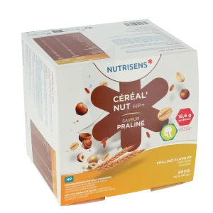 Nutrisens Cerealnut Hp+ Nutriment Saveur Praliné 6sach/50g