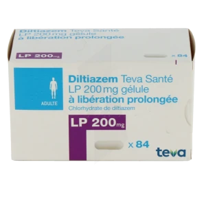 Diltiazem Teva Sante Lp 200 Mg, Gélule à Libération Prolongée