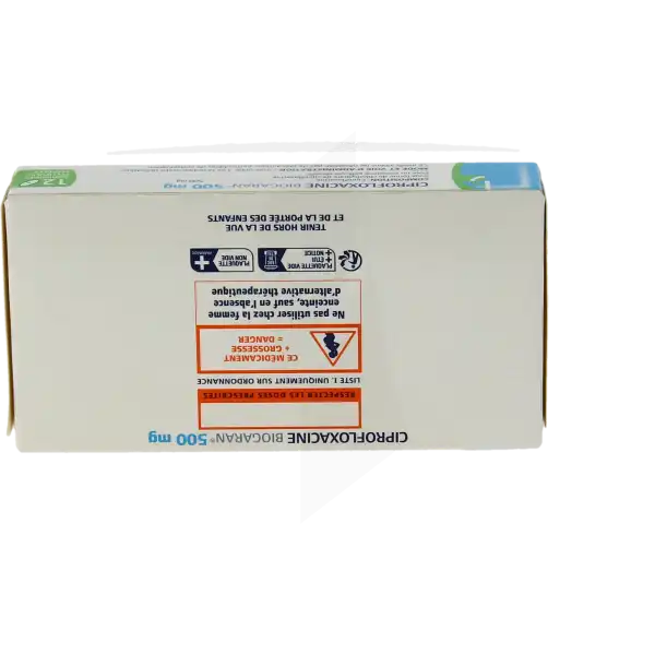 Ciprofloxacine Biogaran 500 Mg, Comprimé Pelliculé Sécable