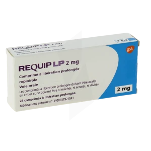 Requip Lp 2 Mg, Comprimé à Libération Prolongée