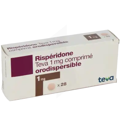 Risperidone Teva 1 Mg, Comprimé Orodispersible à TOULOUSE