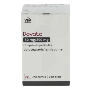 Dovato 50 Mg/300 Mg, Comprimé Pelliculé