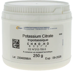 Cooper Potassium Citrate Tripotassique Pot/250g