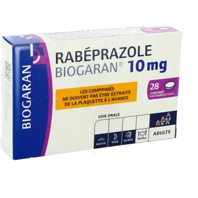 Rabeprazole Biogaran 10 Mg, Comprimé Gastro-résistant à FLEURANCE