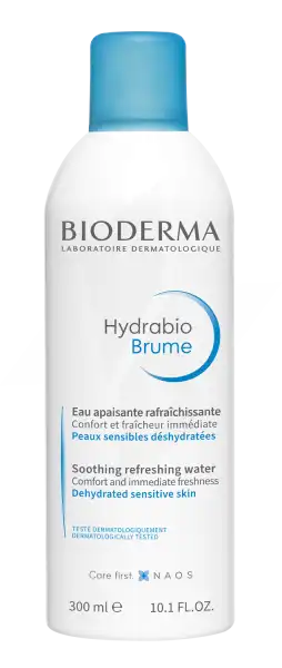 Bioderma Hydrabio Brume D'eau Rafraîchissante Hydratante Peau Déshydratée 300ml