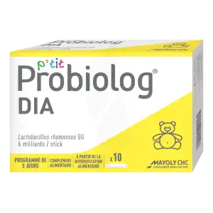 Probiolog Dia Enfant Nourrisson Poudre Orale 2x10 Sticks/1,5g à ALBI