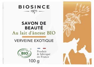 Biosince 1975 Savon De Beauté Lait D'Ânesse Bio Verveine 100g