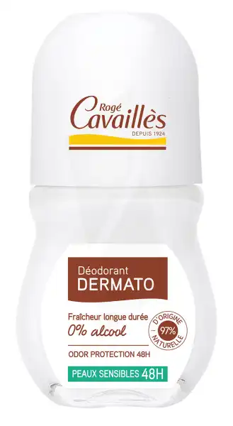 Rogé Cavaillès Déodorants Déo Dermato Anti-odeurs Roll-on 50ml