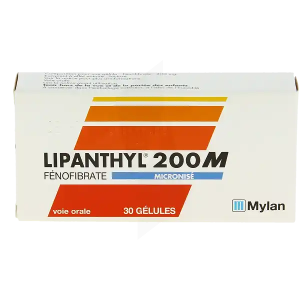 Lipanthyl 200 Micronisé, Gélule