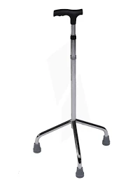 Canne Tripode Chrome