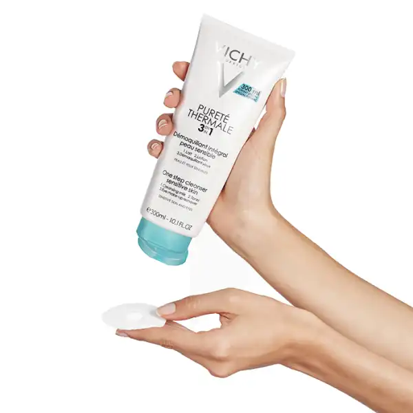 Vichy Pureté Thermale Démaquillant Intégral 3 En 1 Peaux Sensibles Tube/300ml