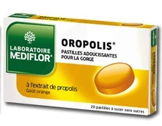 Oropolis Pastilles Sans Sucre Adoucissante Orange B/20