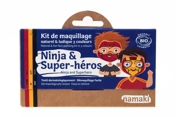 Kit 3 Couleurs Ninja & Super-héros