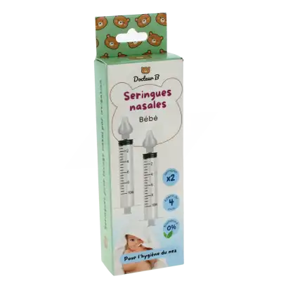 Docteur B Seringue Lavage Nasal B/2 à DIJON