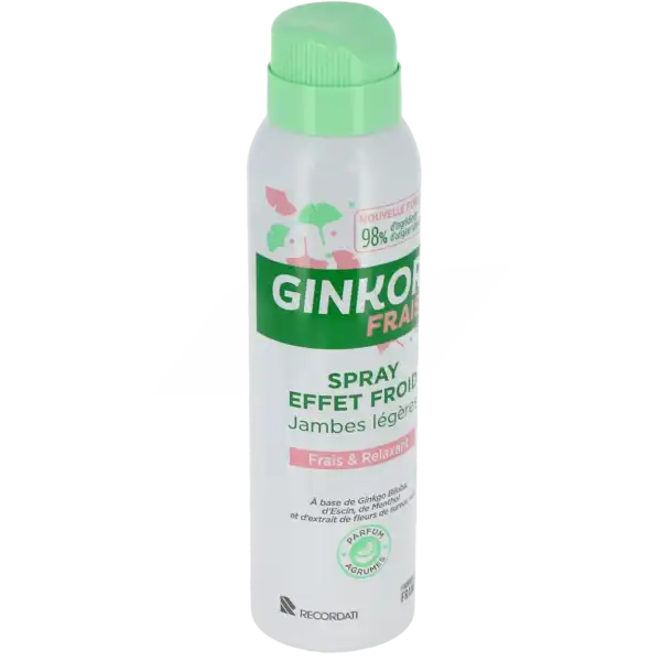 Ginkor Frais Spray Effet Froid Jambes Légères Fl/125ml