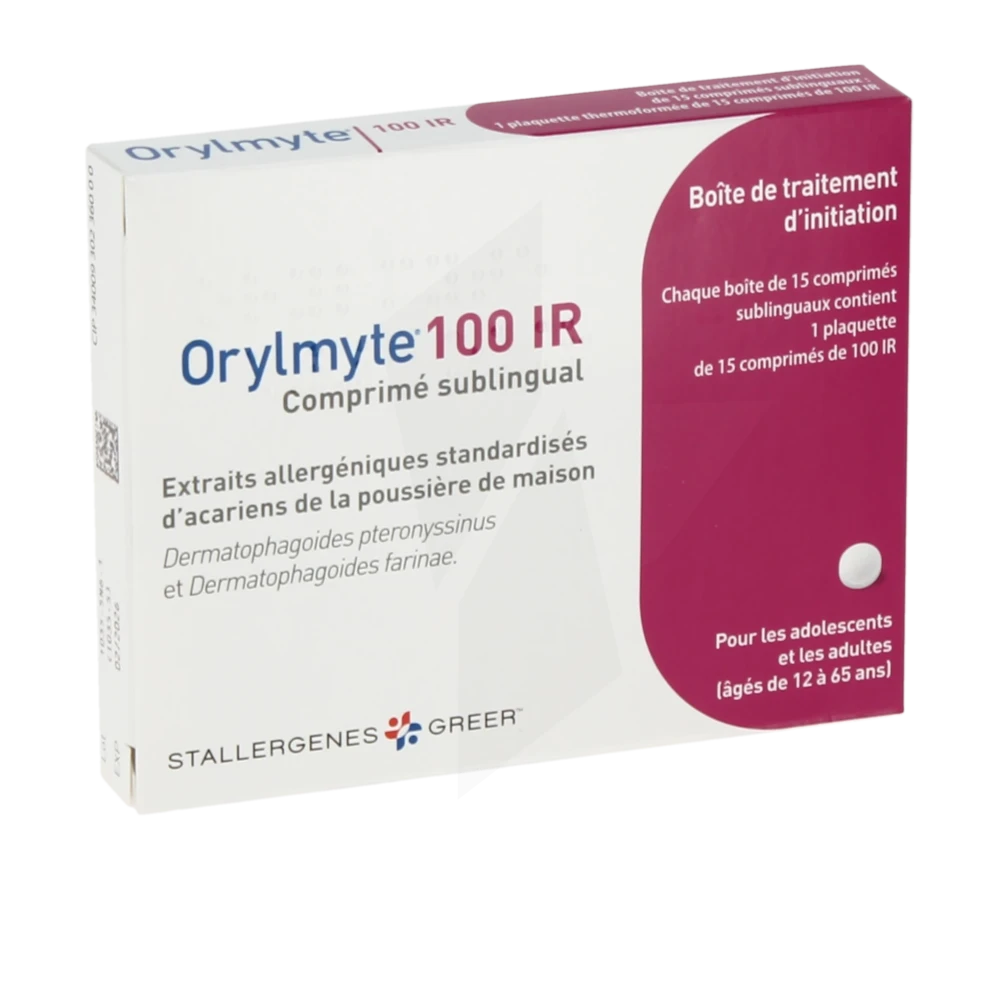 Orylmyte 100 Ir, Comprimé Sublingual