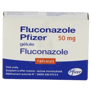 Fluconazole Pfizer 50 Mg, Gélule