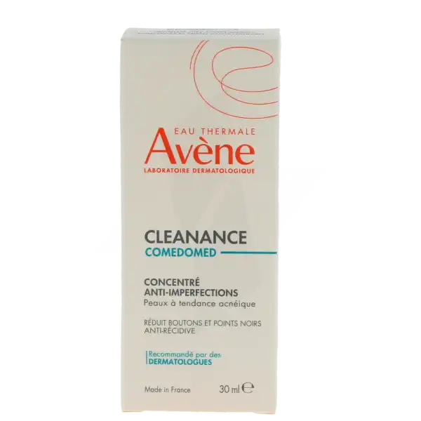 Avène Eau Thermale Cleanance Comedomed Concentré Anti-imperfections Flacon Airless De 30 Ml
