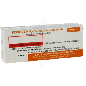 Fibrovein 0,2 %, Solution Injectable