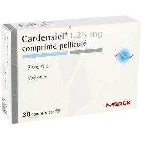 Cardensiel 1,25 Mg, Comprimé Pelliculé