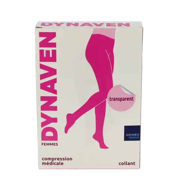 Sigvaris Dynaven Transparent Collant Classe 2 Femme Beige Clair Normal S