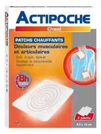 Actipoche Patch Chauffant Douleurs Musculaires B/2 à  JOUÉ-LÈS-TOURS