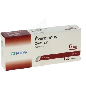 Everolimus Zentiva 5 Mg, Comprimé