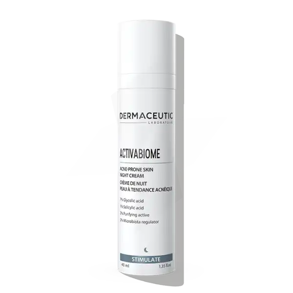 Dermaceutic Activabiome Crème De Nuit Peau à Tendance Acnéique 40ml