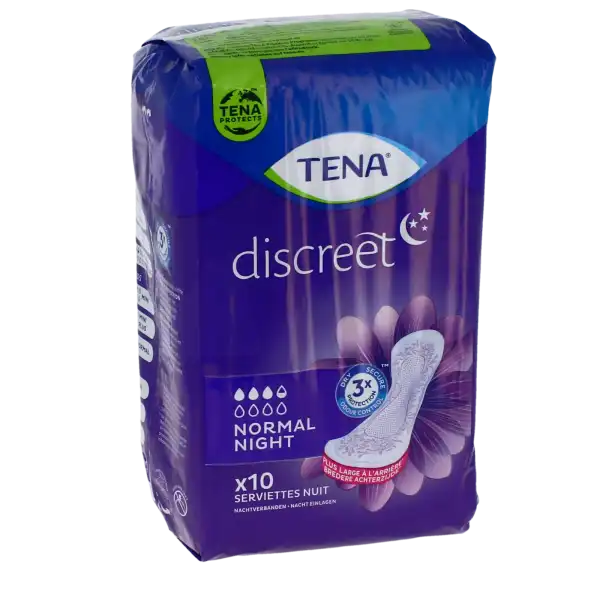 Tena Discreet Protection Urinaire Normal Night Sac/10