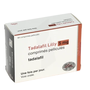 Tadalafil Lilly 5 Mg, Comprimé Pelliculé