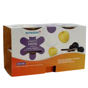 Nutrisens Medical Proti-fruits Hp/hc Pomme Pruneau 4 Pots/125g à NOROY-LE-BOURG