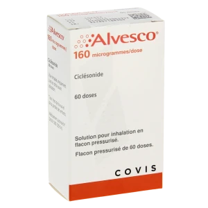 Alvesco 160 Microgrammes/dose, Solution Pour Inhalation En Flacon Pressurisé