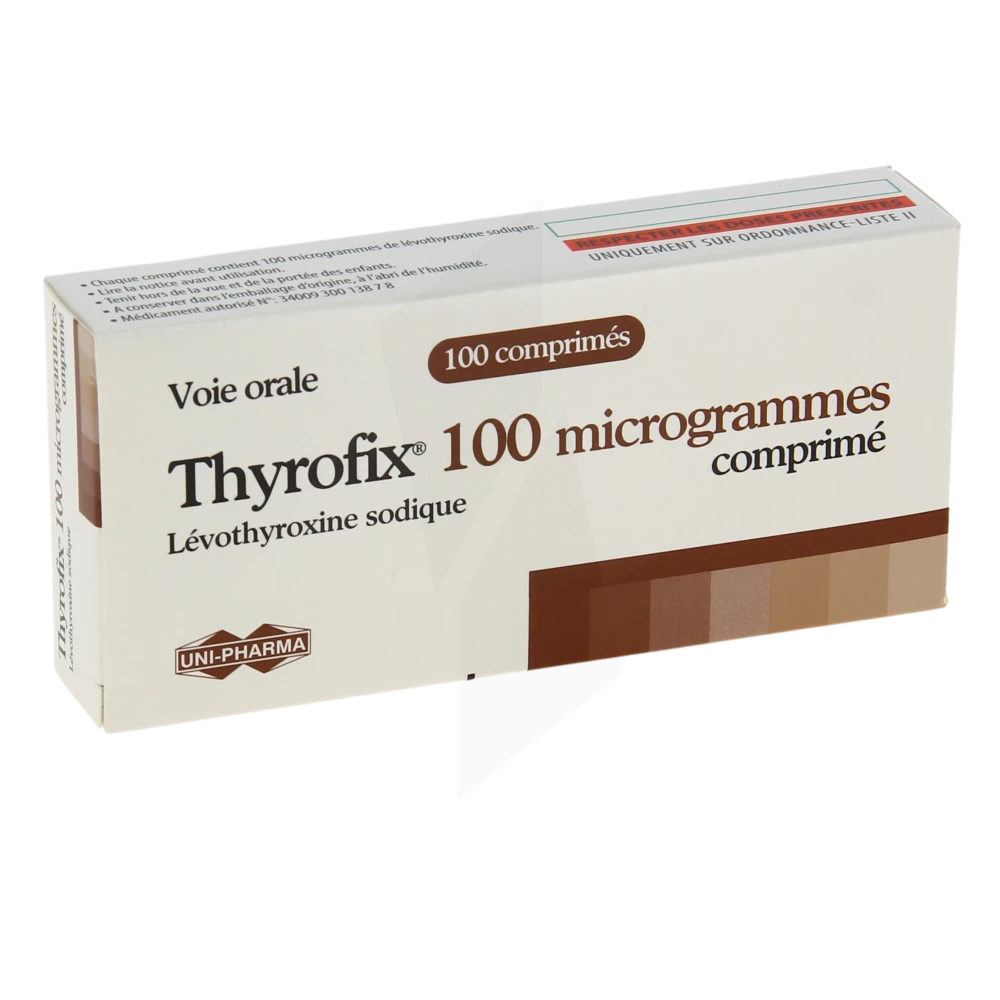 Thyrofix 100 Microgrammes, Comprimé