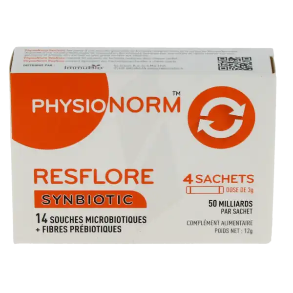 Immubio Physionorm Resflore Poudre 4 Sachets/3g