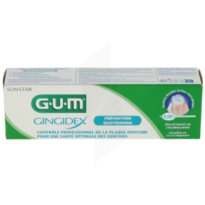 Gum Gingidex Dentifrice Protection Gencives T/75ml